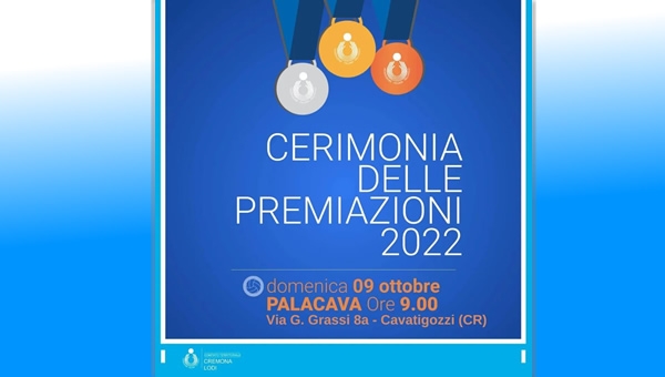 NEWS. Fipav Cremona-Lodi, la cerimonia di Premiazione della stagione 2021/2022