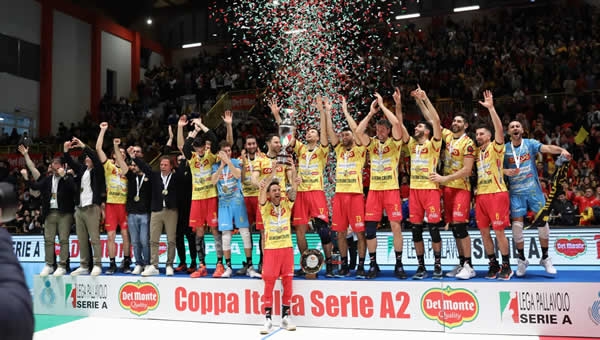 SERIE A2 MASCHILE. La Tonno Callipo Calabria conquista la sua quarta Coppa Italia