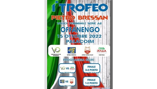 SERIE A2-A. Eventi, il 15 ottobre al PalaCoim il primo Trofeo Pietro Bressan